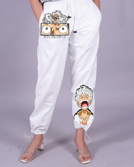 Femme Gear 5: Female White Adjustable Cargo Pants(*)