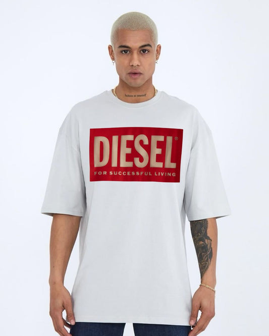 Classic Logo Unisex Exclusive Oversized Tee - White
