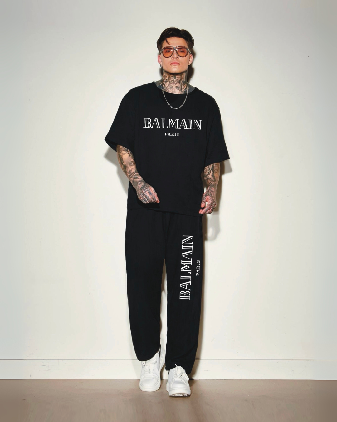 BALMAIN PARIS 2.0 CORDSET (BLACK AND BLACK )(*)