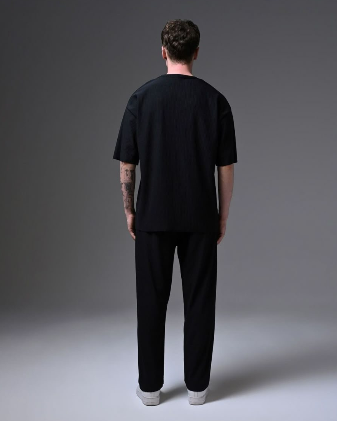 MEN'S BADDIE CORE CORDSET ( BLACK AND BLACK)