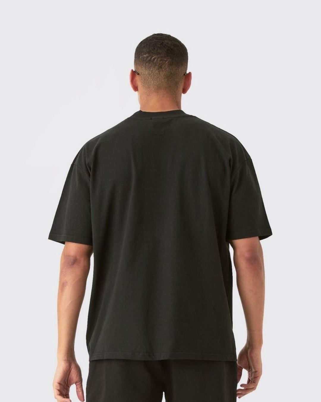 Colorful Skull Unisex Exclusive Oversized Tee - Black