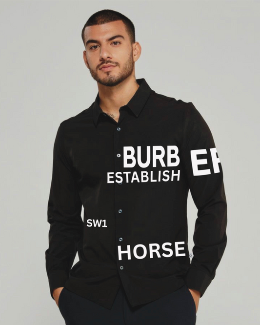 Establish London full sleeve black shirt