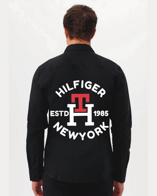 Hilfi New Full Sleeve Black Shirt