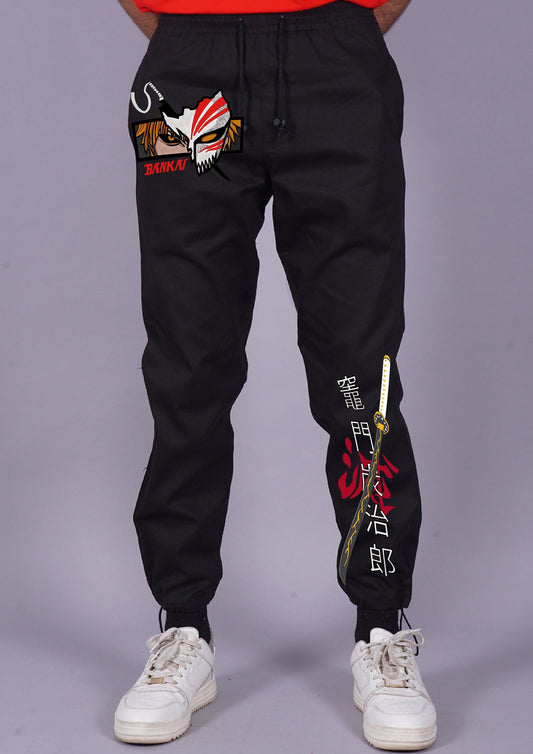 Men's Bankai Black Adjustable Cargo Pant(*)