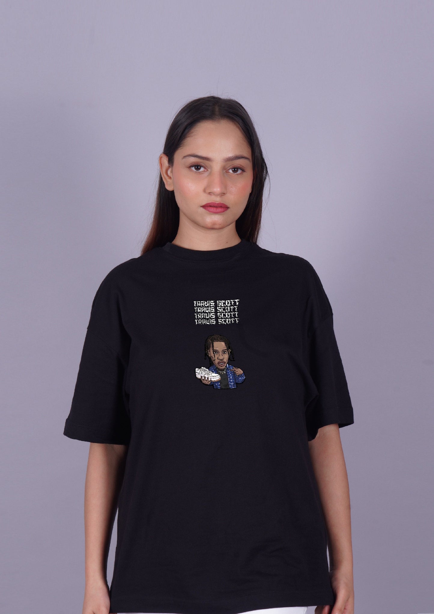 Travis Trends: Women's Oversized Tees - Dunk & Trippy (2-Pack)