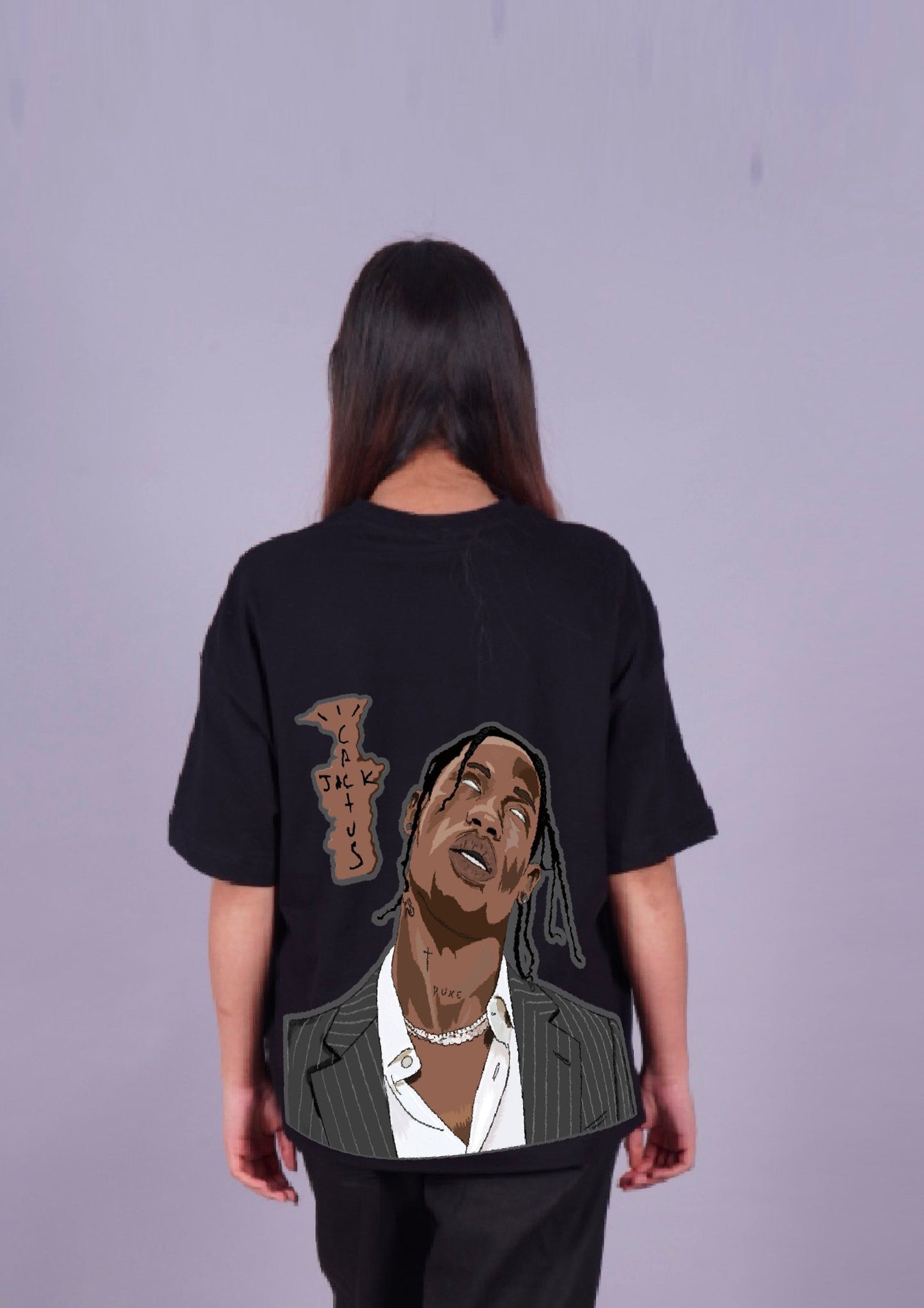 Travis Trends: Women's Oversized Tees - Dunk & Trippy (2-Pack)