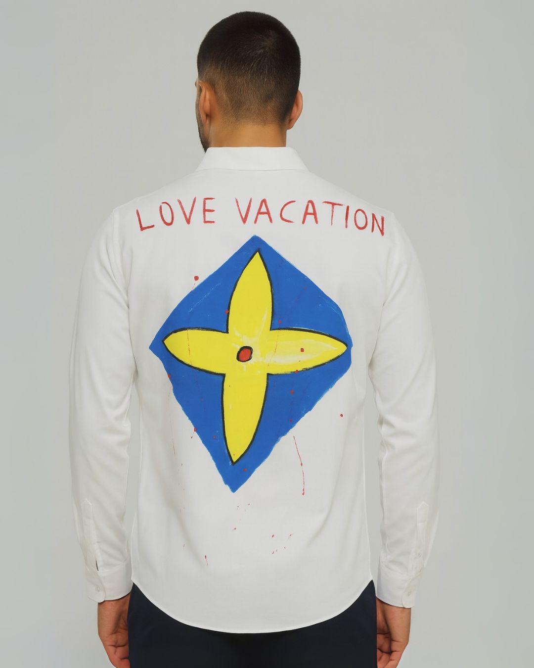 LOVE VACATION WHITE SHIRT