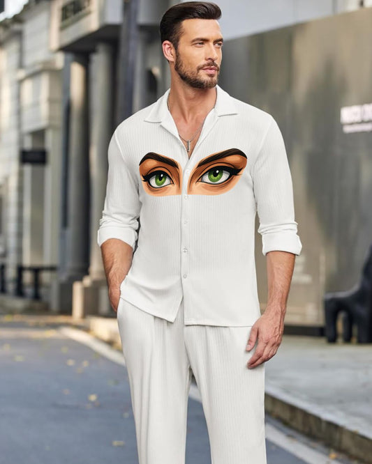 MEN'S ALL EYES ON ME SHIRT (WHITE)