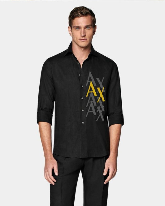 MEN'S ALPHA AX SHIRT(BLACK)
