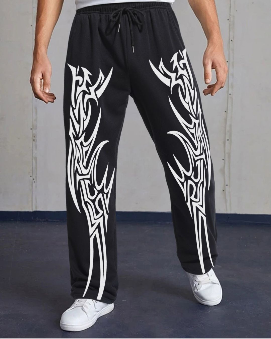 MEN'S ASH CRYPT BLACK COTTON PANT