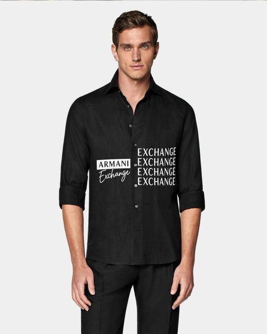 MEN'S AX GRID SHIRT(BLACK)