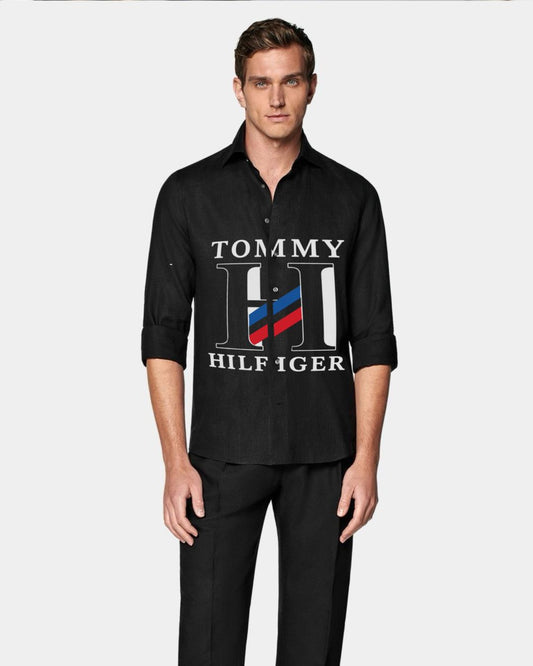 MEN'S BIG H LOGO SHIRT (BLACK)