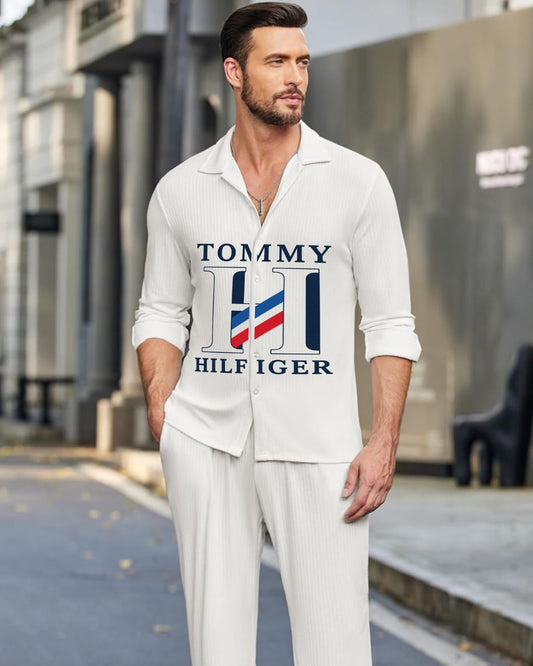 MEN'S BIG H LOGO SHIRT (WHITE)