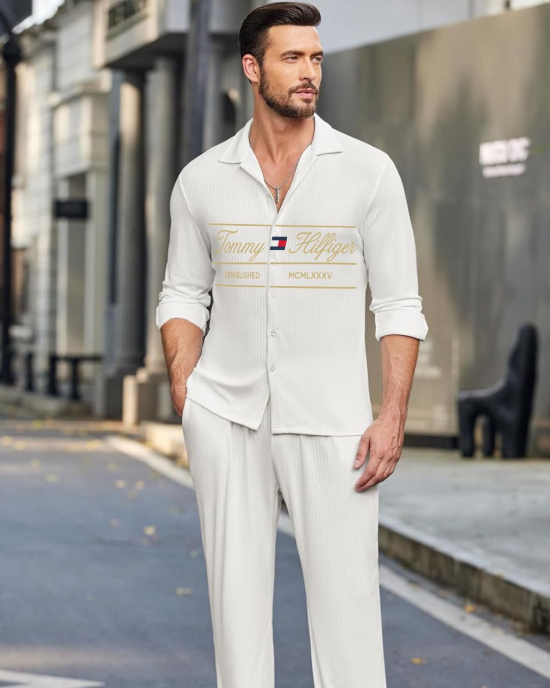 MEN'S CLASSIC SAILOR SHIRT(WHITE)