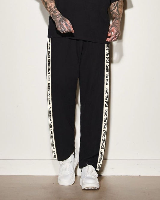 MEN'S DIOR AURA BLACK COTTON PANT
