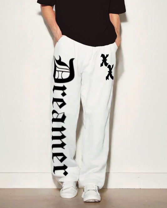 MEN'S DREAMER WHITE COTTON PANT