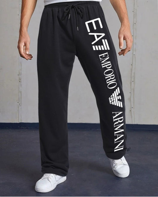 MEN'S EMPORIO 7 BLACK COTTON PANT
