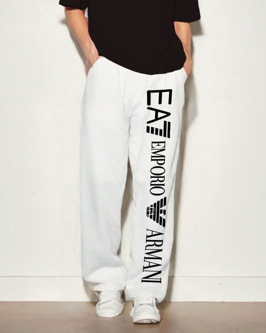 MEN'S EMPORIO 7 WHITE COTTON PANT