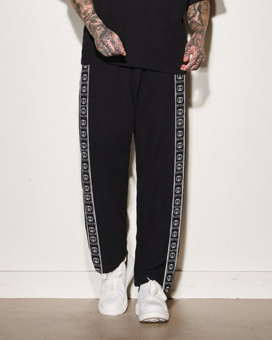 MEN'S GG LUXE BLACK COTTON PANT