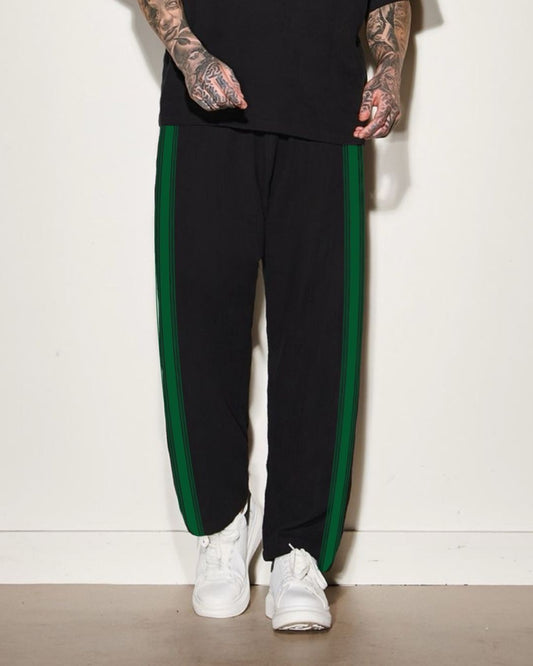 MEN'S GREEN RUSH BLACK COTTON PANT