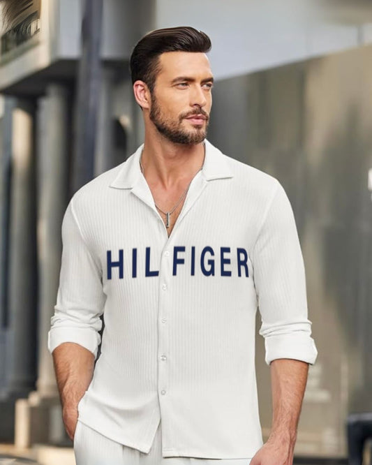 MEN'S HILFIGER SHIRT (WHITE))