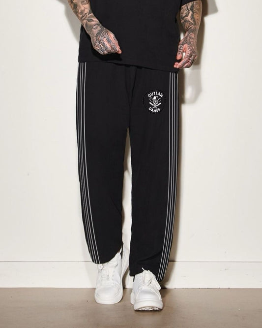 MEN'S OUTLAW GAMES BLACK COTTON PANT