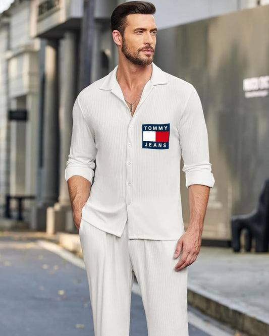 MEN'S TOMMY ICON SHIRT(WHITE)