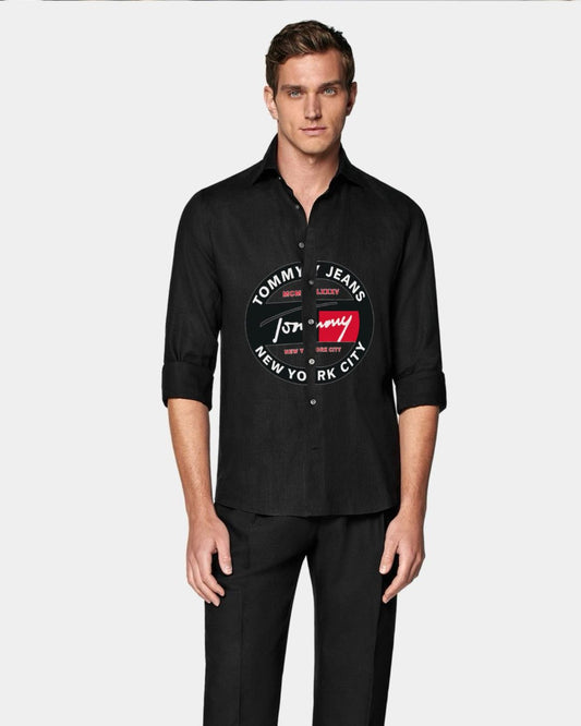 MEN'S TOMMY NEW CITY SHIRT (BLACK)