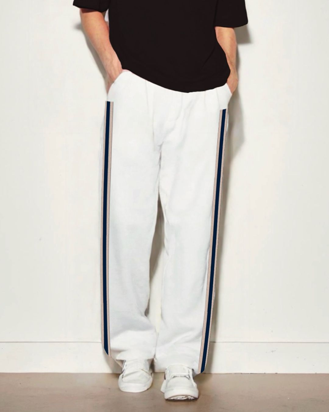MEN'S URBAN STRIDE WHITE COTTON PANT