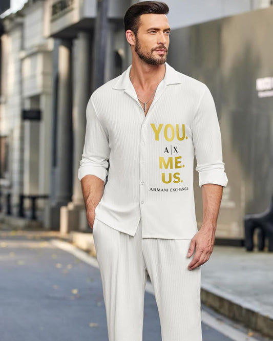 MEN'S YOU ME SHIRT(WHITE)