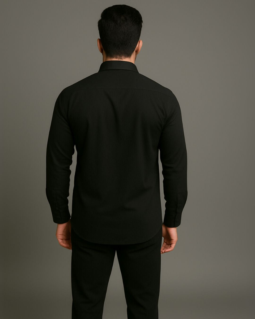 MEN'S 3 LINER AX SHIRT(BLACK)