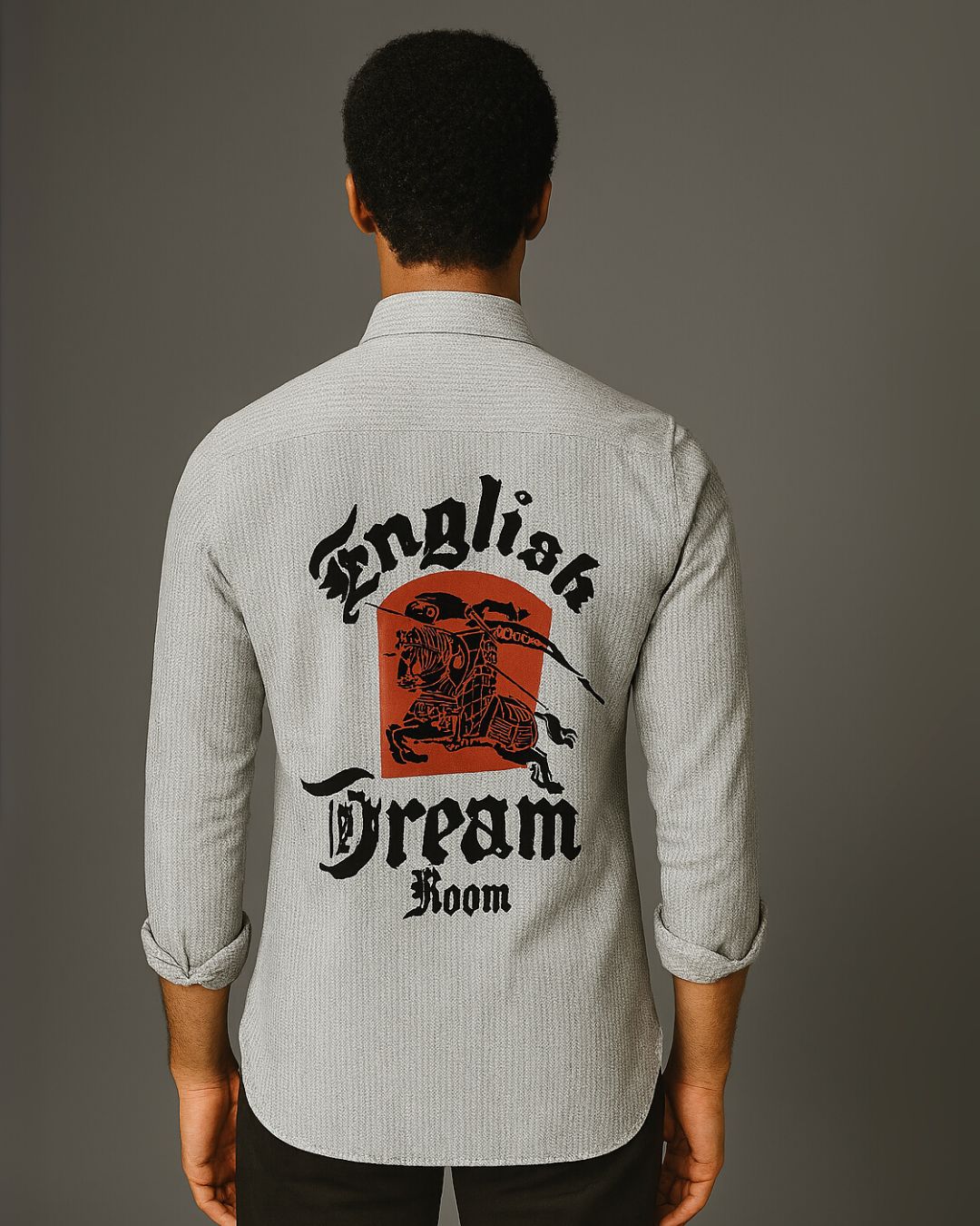 MEN'S ENGLISH DREAM FULL SLEEVE STRIPE SHIRT(*)