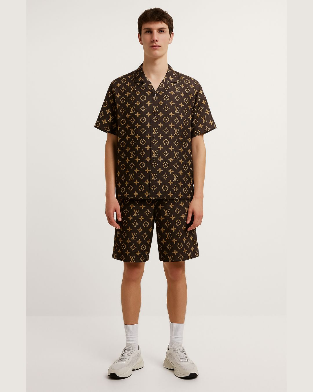 MEN'S L'V 2.0 ULTRASOFT 100% SILK SHORT CORDSET