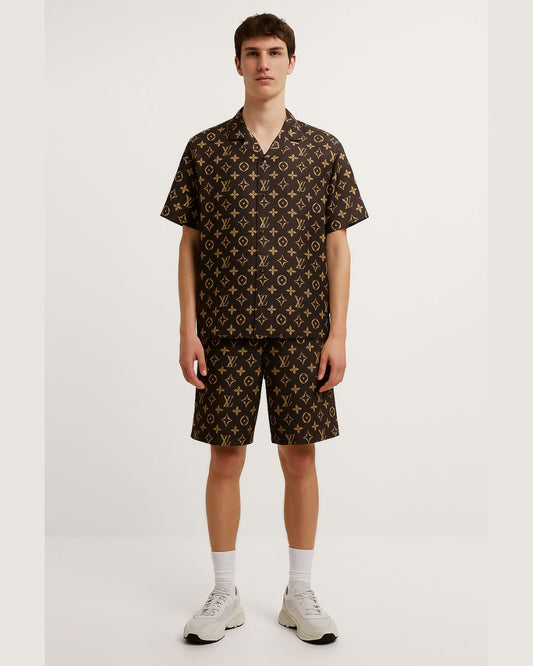 MEN'S L'V 2.0 ULTRASOFT 100% SILK SHORT CORDSET