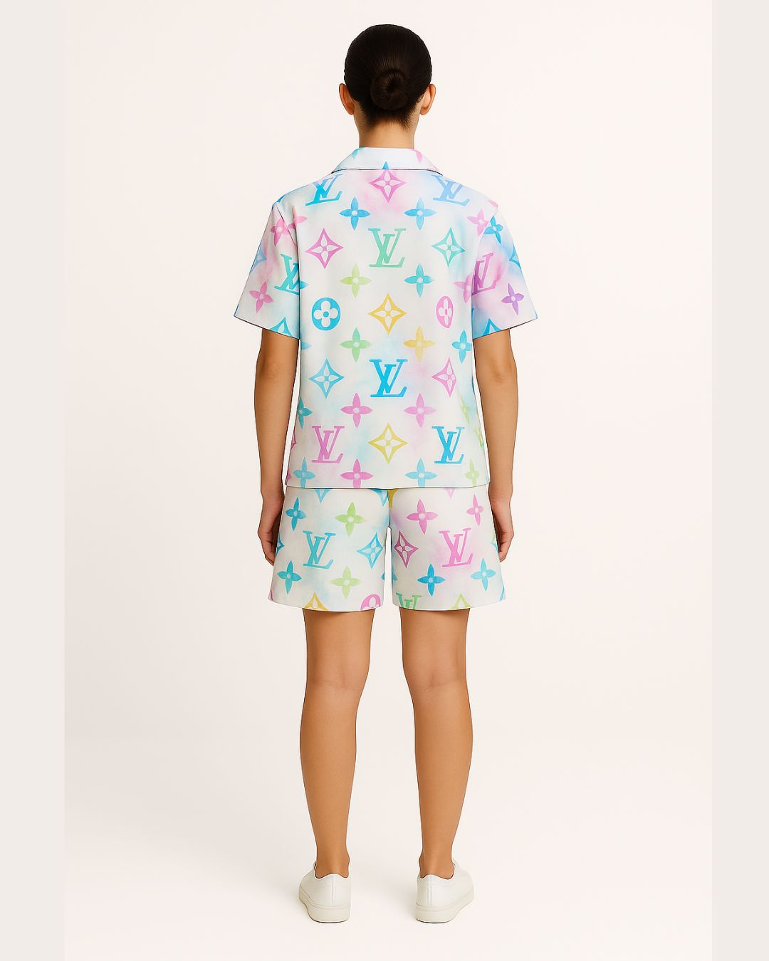 WOMEN'S L'V SHURIKEN ULTRASOFT 100% SILK SHORT CORDSET