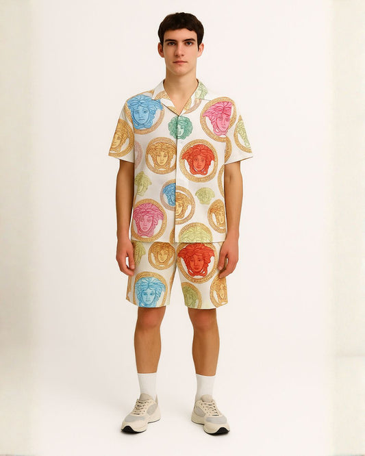 MEN'S ROSSY ULTRASOFT 100% SILK SHORT CORDSET