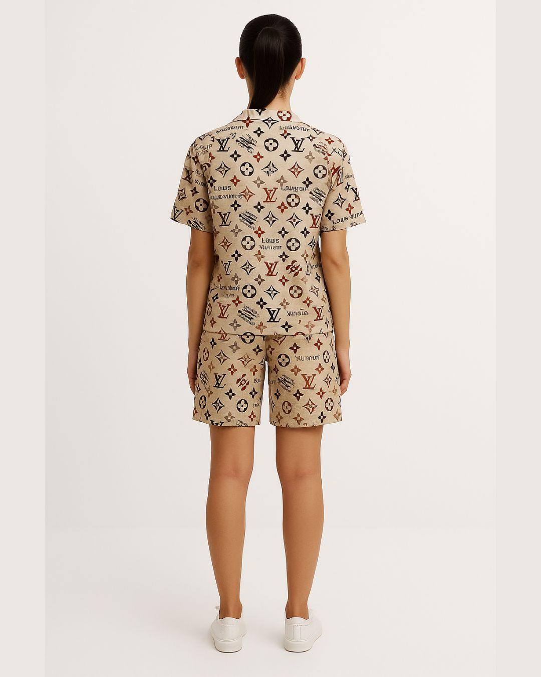 WOMEN'S VITTION STYLE ULTRASOFT 100% SILK SHORT CORDSET