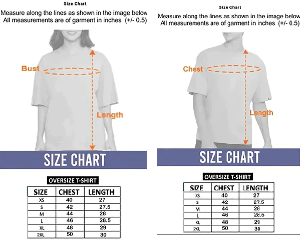 SOLIDS PACK OF 6: OVERSIZED T SHIRTS - 100% COTTON