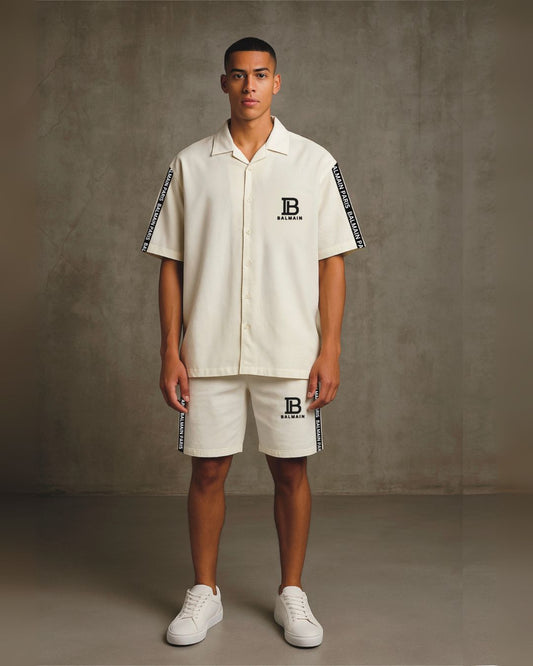 MEN PARIS ULTRASOFT HALF SHIRTS WITH SHORTS CORDSET(*)