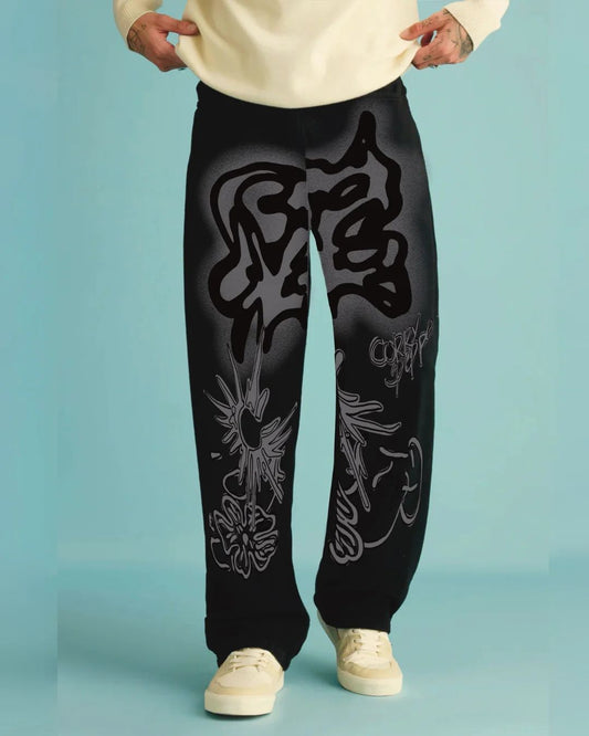 Men's Black Ultrasoft Cotton Pant - Corry Style(*)