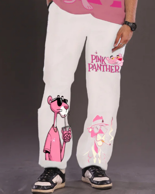 Men's Pink Panther white pants (*)