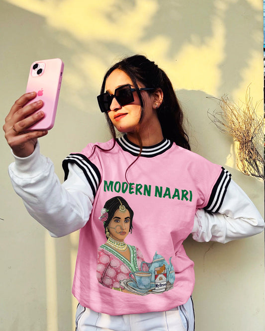 WOMEN MODERN NAARI SWEATSHIRT