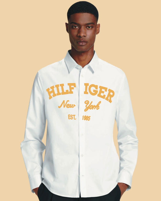 NEW YORK 1985 full sleave white shirt
