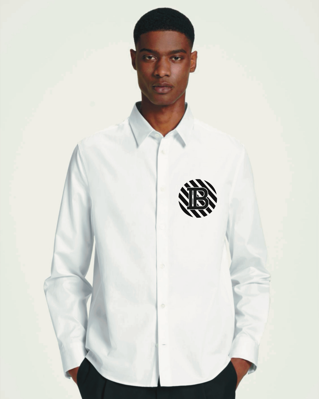 PARIS BIG B FULL SLEEVE WHITE SHIRT(*)