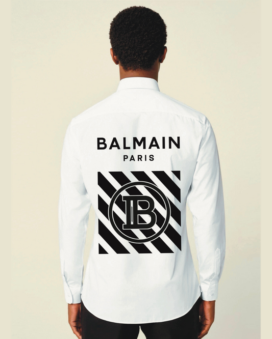 Paris Big B Full Sleeve White Shirt