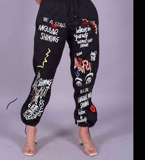 SHINING STAR BLACK PANT(*)