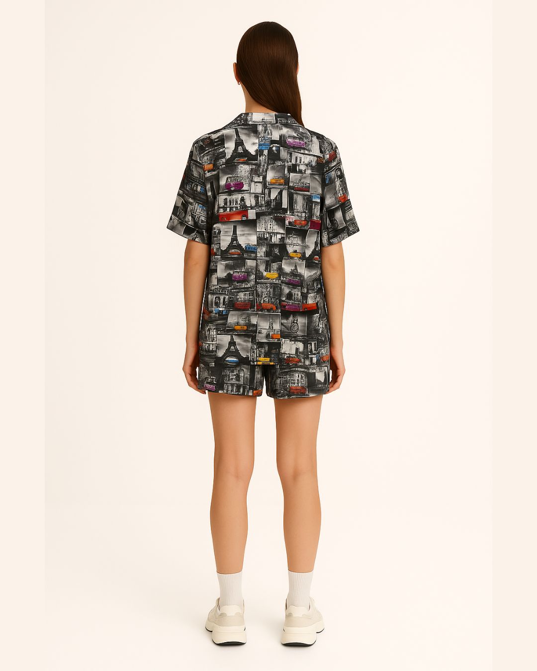 WOMEN GRAPHICS THEME ULTRASOFT 100% SILK CORD SET