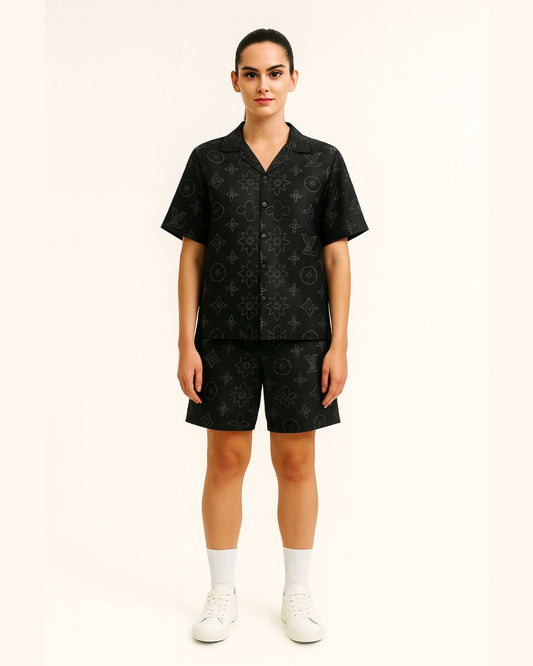 WOMEN'S L'V THEME ULTRASOFT 100% SILK SHORT CORDSET