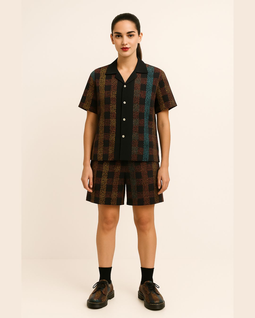 WOMEN'S L'V TRAINER ULTRASOFT 100% SILK SHORT CORDSET