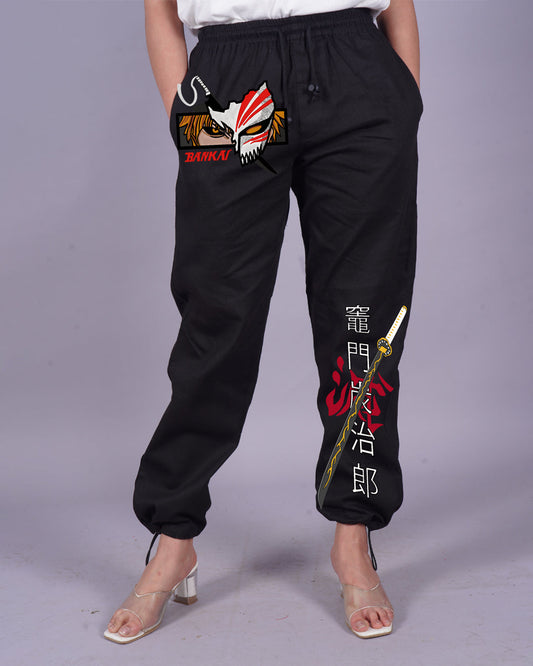 Bankai Influence: Ladies' Black Adjustable Cargo Pants